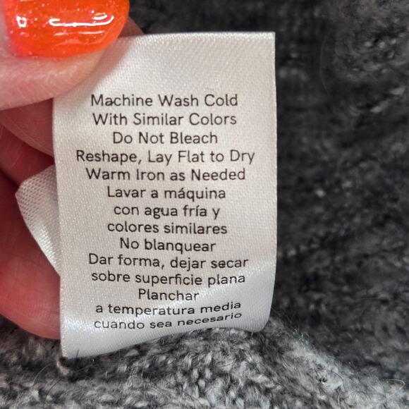 Venus EUC high slit sweater dress winter fall sexy tunic XS Heather grey - Picture 16 of 17